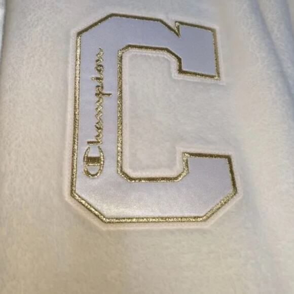 Champion Super Fleece Cropped Logo Hoodie - Picture 4 of 5